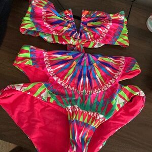 New without tags Mara Hoffman bandeau bikini